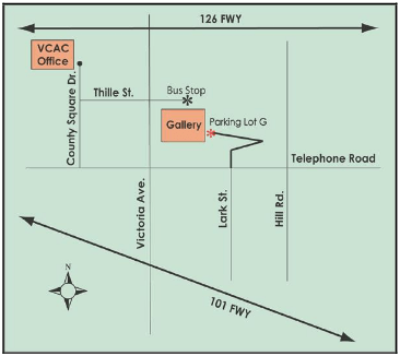 Map to the Atrium Gallery